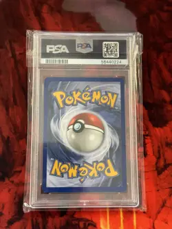 Grass Energy 105/110 NM-MT Ex Holon Phantoms 2006 Pokemon Card PSA 8 - Image 2