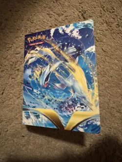 Pokemon Card Lot With 35 Page Binder Full - Image 1
