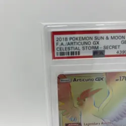 PSA 10 ARTICUNO GX 171/168 Full Art Celestial Storm Secret Rare Pokemon Card - Image 4