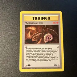 Mysterious Fossil - 62/62 - Pokemon Fossil 1st Edition Common Card WOTC LP - Image 1