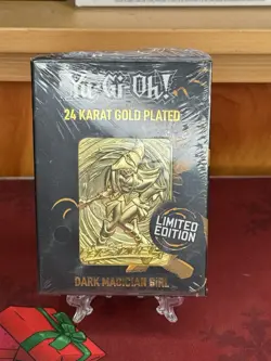 Yu-Gi-Oh Dark Magician Girl 24K Gold Karat Plated Card Limited Edition - Image 1