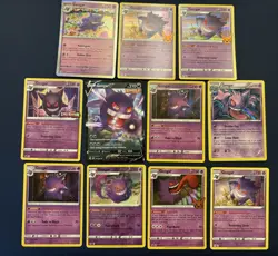 Gengar Mixed Pokemon TCG Lot Of 11 Cards - Image 1