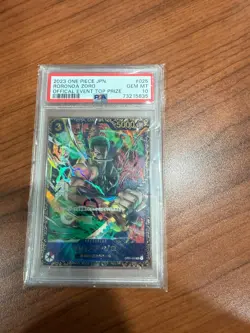PSA 10 Roronoa Zoro OP01-025 Flagship Battle Promo ONE PIECE Card Japanese - Image 1