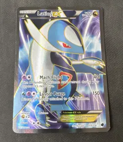 Pokemon TCG Latios EX Full Art Holo Rare Card 113/116 Plasma Freeze MP - Image 1