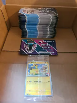 Play! Pokemon Prize Pack Series 3 (30x) Pack Bundle With (1x) Series 2 & Pikachu - Image 1
