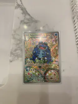 Pokemon Black Bolt Seismitoad English Illustration Card 105/086 Rare - Image 1