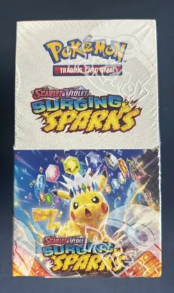 Pokemon Surging Sparks Half Booster Box (18 Packs) - UK Exclusive - Image 1
