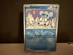 2025 Pokemon TCG Cubchoo 025 S&V Black Bolt Reverse Holo Card NM+ - Image 1