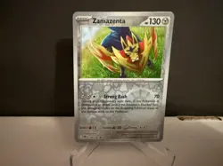 2025 Pokemon TCG Zamazenta 146 Destined Rivals Reverse Holo Rare Card NM+ - Image 1