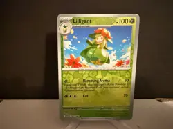 2025 Pokemon TCG Lilligant 007 S&V Black Bolt Reverse Holo Uncommon Card NM+ - Image 1