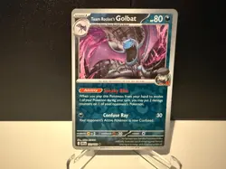 2025 Pokemon Team Rocket's Golbat 121 Destined Rivals Reverse Holo U Card NM+ - Image 1