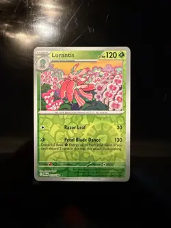 2025 Pokemon TCG Lurantis 014 Destined Rivals Reverse Holo Uncommon Card NM+ - Image 1