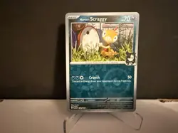 2025 Pokemon TCG Marnie's Scraggy 132 S&V Black Bolt Reverse Holo Card NM+ - Image 1