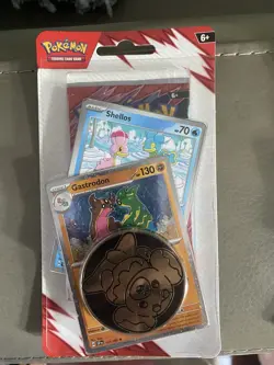 Pokemon Trading Card Game Gastrodon & Shellos Set with Coin - Image 1