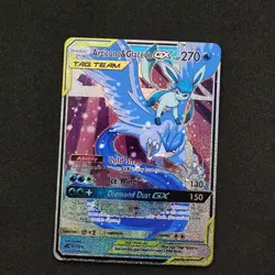 Pokemon Articuno & Glaceon Tag Team Holo Custom Made Fan Art - Image 1