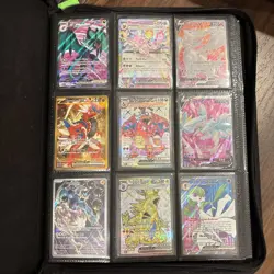 Pokemon Card Binder Collection Lot Charizard ex, koraidon ex, V And Ex + More - Image 1