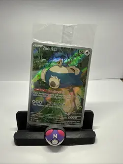 Snorlax 051 Blk Star Promo Pokemon Center Exclusive Stamped Holo 151 New+Sealed - Image 1