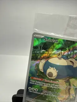 Snorlax 051 Blk Star Promo Pokemon Center Exclusive Stamped Holo 151 New+Sealed - Image 3