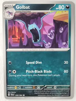 Golbat 028/064 NM / M - Shrouded Fable Pokemon Card $2 Combined Ship Teeziro Art - Image 1