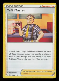 Cafe Master SWSH09: Brilliant Stars #133/172 Uncommon Pokemon Card - Image 1