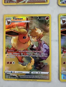 Eevee Flareon Jolteon Full Art TG01 TG04 TG11/TG30 NM Card Lot Pokemon - Image 3