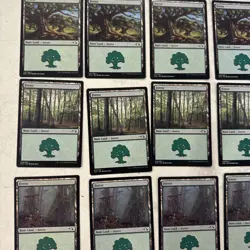 Magic the Gathering Forest - Duel Decks: Elves vs. Goblins 18 Cards Basic Lands - Image 2