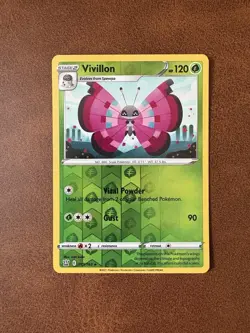 Pokemon Card Vivillon 13/163 Rare Reverse Holo Battle Styles M/NM - Image 1