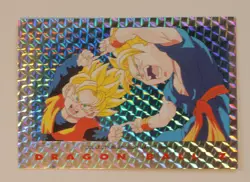 Dragon Ball Z 1989 Trading Card Artbox Serie 2 Holo Prism 34 Son Goten Y Trunks - Image 1