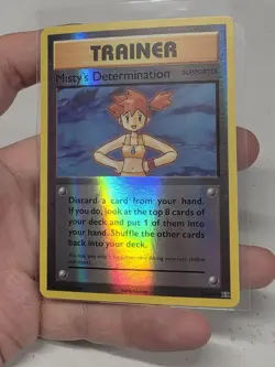 Misty's Determination 80/108 XY Evolutions Reverse Pokemon Holo Foil - Image 2