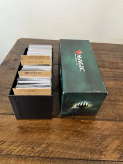 Magic The Gathering Lot Of Cards Unsearched Various Years Common In Box 500+ - Image 1