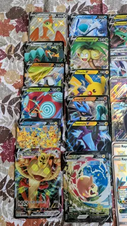 Pokemon V, VMAX, GX, EX Jumbo Oversized Card Lot Of 53 Cards Charizard Mewtwo - Image 2