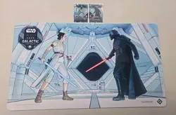 Star Wars Unlimited Galactic Championship 2025 Rey & Kylo Ren PLAYMAT + CARD SET - Image 1
