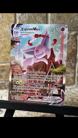 Espeon VMAX 270/264 Secret Rare Full Art Holo - Fusion Strike Pokemon Card - NM - Image 2