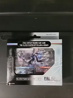 Final Fantasy Trading Card Game Starter Set Villians & Heroes Square-Enix! New! - Image 1