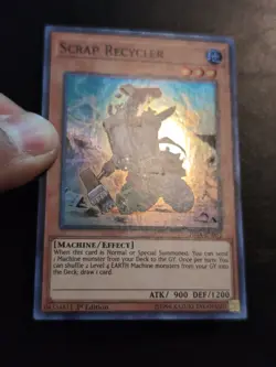 Yu-Gi-Oh! SUPER RARE HOLO CARD SCRAP RECYCLER FIGA-EN051 1ST NM - Image 2