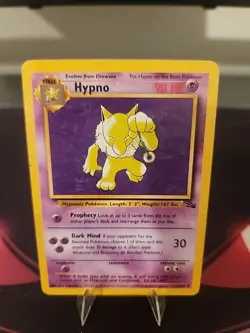 Pokemon TCG WOTC Fossil Hypno 23/62 Non Holo Rare LP/MP - Image 1
