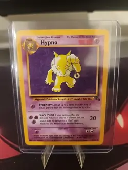 Pokemon TCG WOTC Fossil Hypno 23/62 Non Holo Rare LP/MP - Image 3