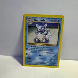 Pokemon TCG Wartortle Base Set, Unlimited Uncommon Card 42/102 - Image 1