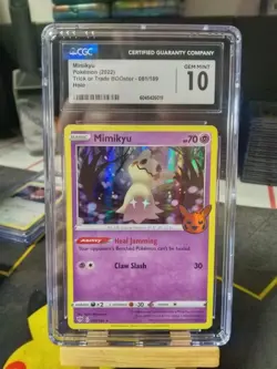 2022 Pokemon Trick or Trade Mimikyu 081/189 CGC 10 GEM MINT HOLO RARE - Image 1