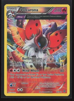 Pokemon TCG Volcarona Ancient Origins 18/98 Regular Rare LP. - Image 1