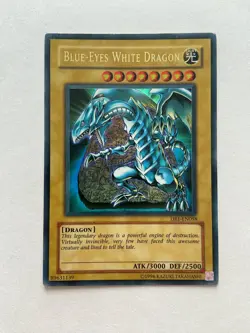 Blue-Eyes White Dragon - DB1-EN098 Ultra Rare MP Yugioh Card - Image 1