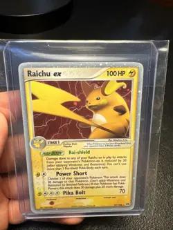 Raichu EX 97/106 - Ex Emerald 2005 Holo Pokemon Tcg Card Ultra Rare - Image 1