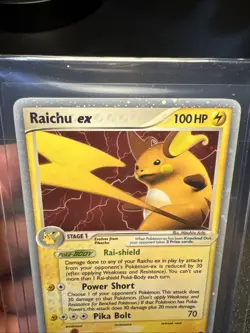 Raichu EX 97/106 - Ex Emerald 2005 Holo Pokemon Tcg Card Ultra Rare - Image 2