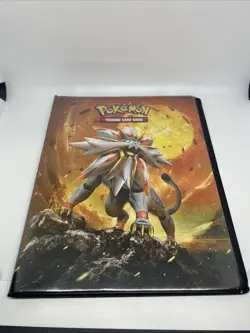 2016 Sun & Moon Base Solgaleo & Lunala 9 Card Ultra Pro Binder Pokemon TCG USED - Image 3