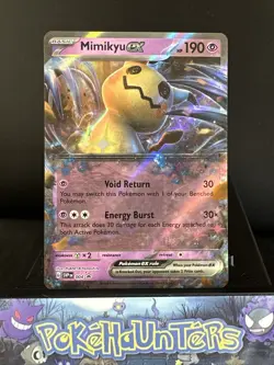 Pokemon Card Mimikyu EX SVP EN 004 STANDARD SIZE Black Star Promo NM - Image 1