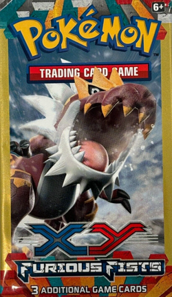 2014 Pokemon TCG - XY Furious Fists Booster Pack - New / 3 Cards - Image 1