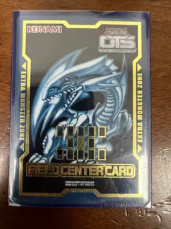 YuGiOh Blue-Eyes White Dragon Field Center Card OTS Promo - Image 1