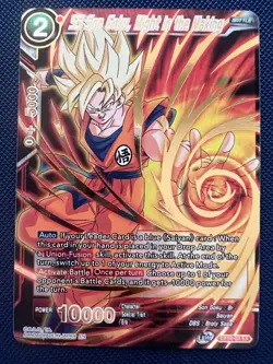 Dragon Ball Super Card Game SS Son Goku, Might in the Making EX19-03 EX Foil NM - Image 1