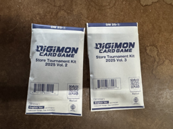 Digimon Card Game - Store Tournament Kit 2025 Volume 2 and Volume 3 SEALED - Image 1