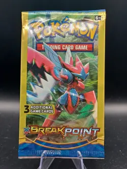 Pokemon TCG Scizor Art Breakpoint Mini Booster Pack (1 Pack-3 Cards) - Image 1